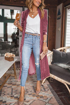 Women's Velvet Kimono Coat – Mandarin Collar
