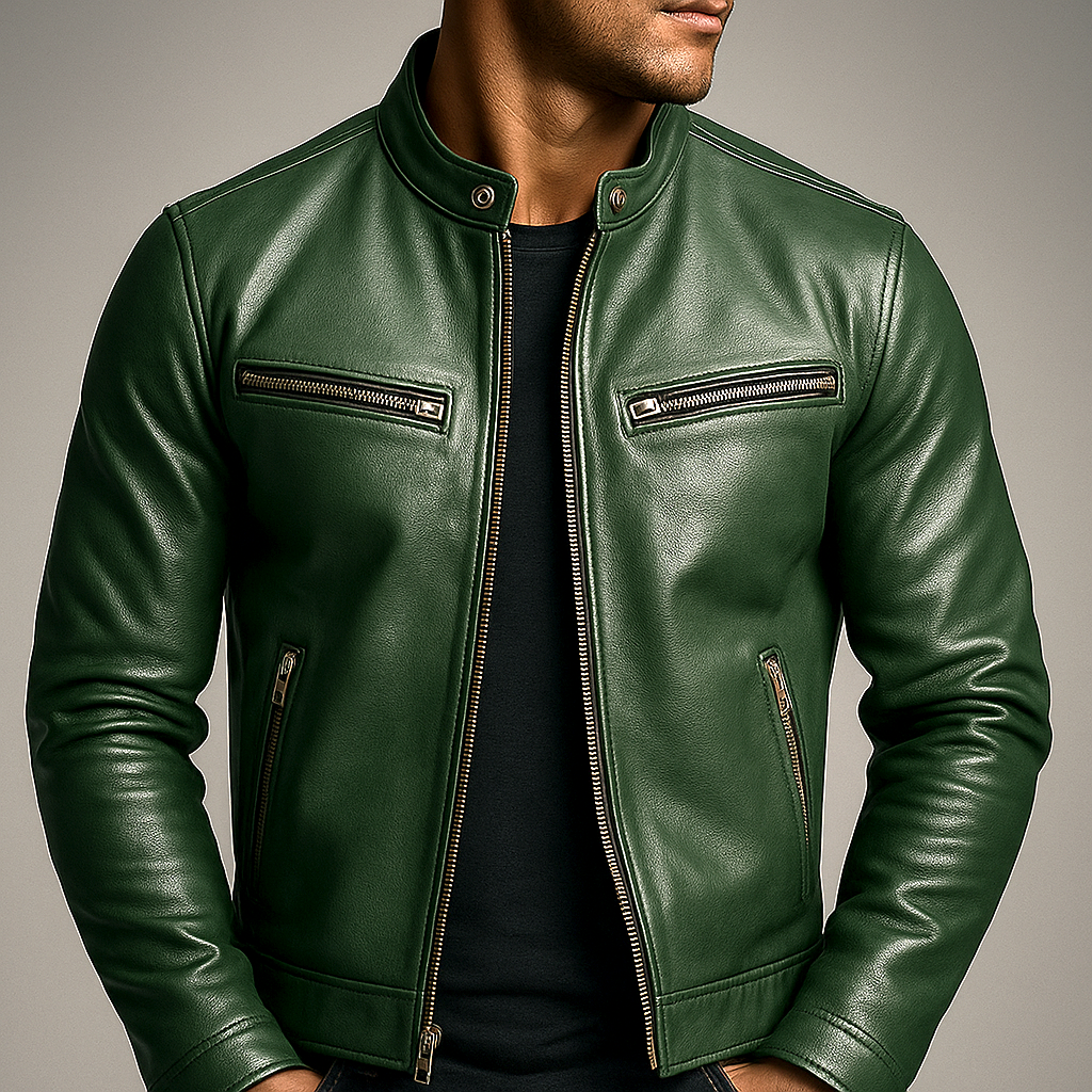 Men's Vintage Genuine Leather Jacket