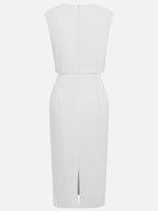 Valentina | Midi dress with side draping for sophisticated charm