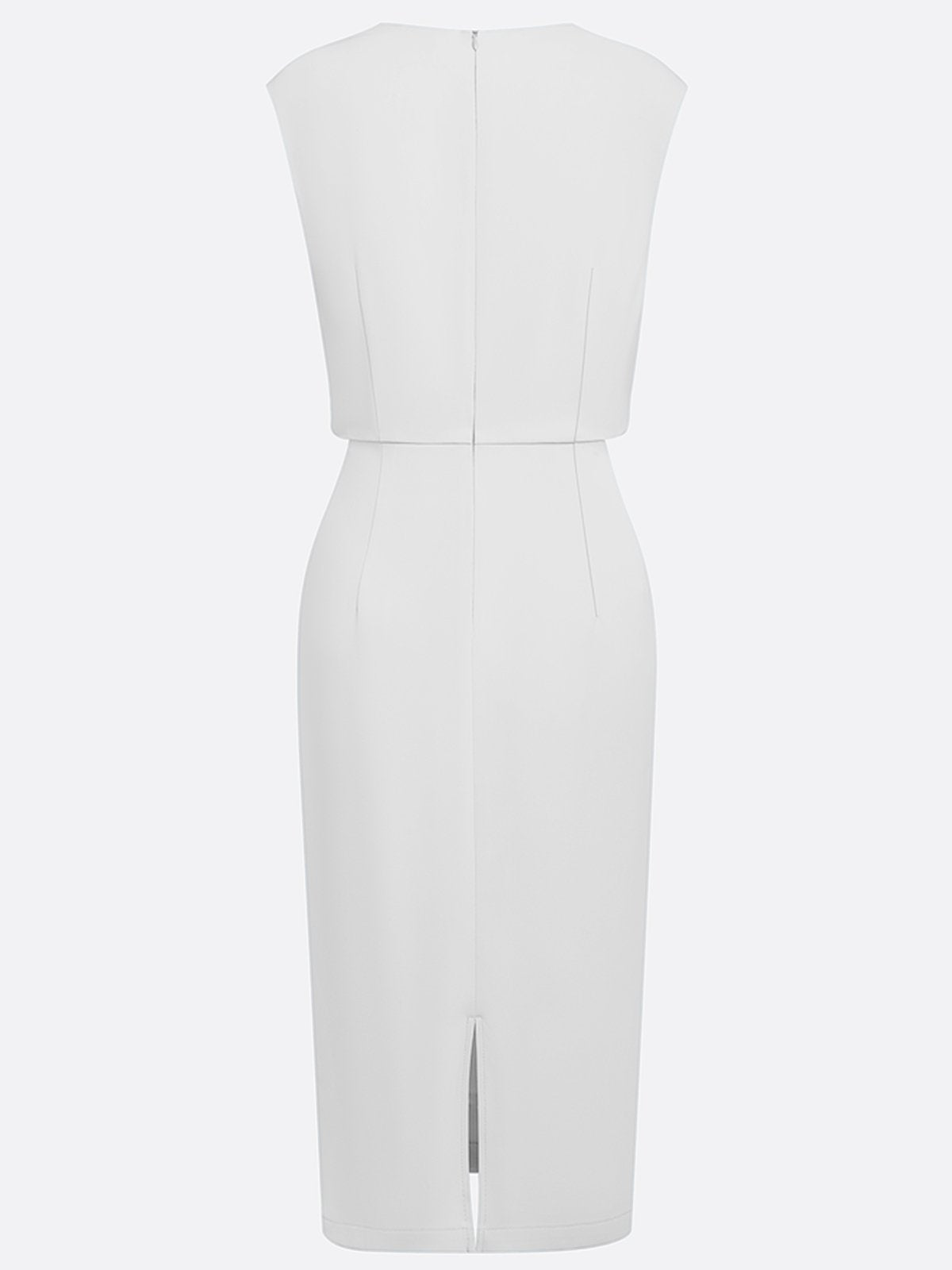 Valentina | Midi dress with side draping for sophisticated charm