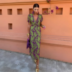 Allegra | Spring Floral dress with a light charm