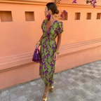 Allegra | Spring Floral dress with a light charm