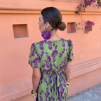 Allegra | Spring Floral dress with a light charm