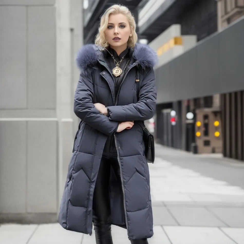 Charlotte | Luxe Quilted Puffer Long Coat