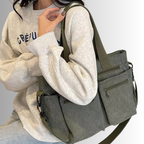 Women's Corduroy Shoulder Tote Bag