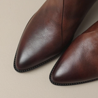 Camille Luxury Ankle Boots with Low Heels