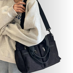 Women's Corduroy Shoulder Tote Bag