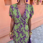 Allegra | Spring Floral dress with a light charm