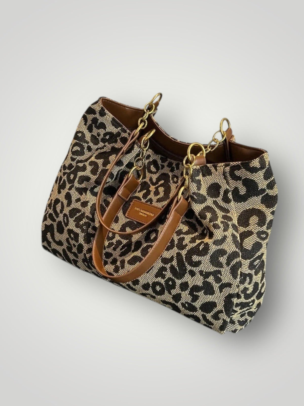 Olivia | Leopard Print Tote Bag