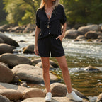 Amelia | Breezy Linen Button-Up Co-Ord Set