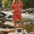 Amelia | Breezy Linen Button-Up Co-Ord Set
