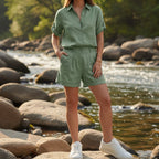 Amelia | Breezy Linen Button-Up Co-Ord Set