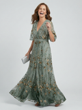 Selora | Elegant Floral Halter Maxi Dress