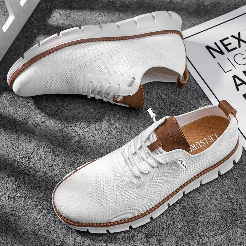 Men's Breathable Italian Leather Shoes