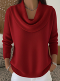Women's Cowl Neck Merino Wool Jumper