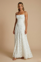 Sleeveless Floral Maxi Dress – Fitted Bodice, Flowing A-Line