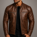 Men's Vintage Genuine Leather Jacket
