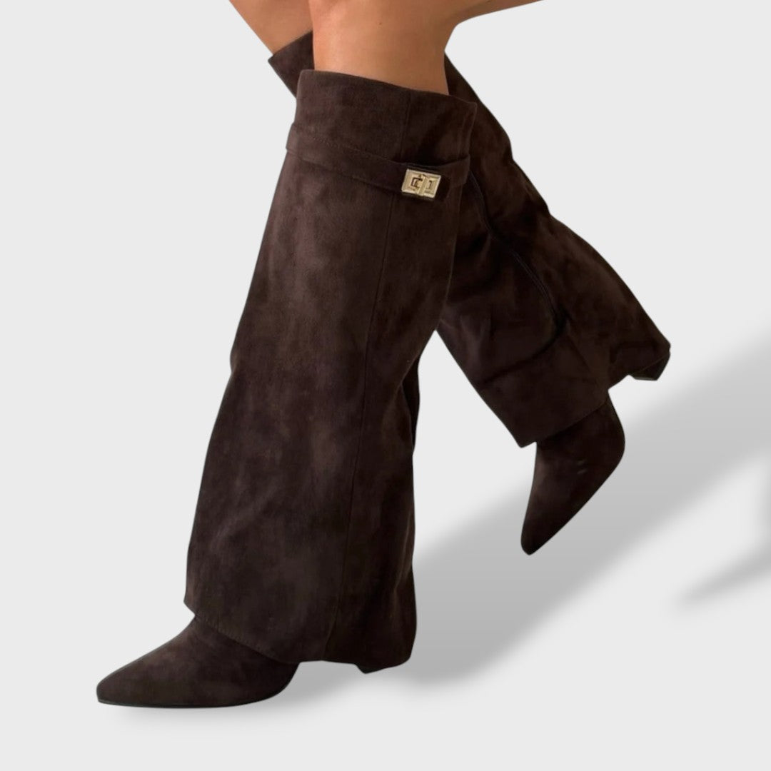 Women's Classic Suede Knee-High Boots