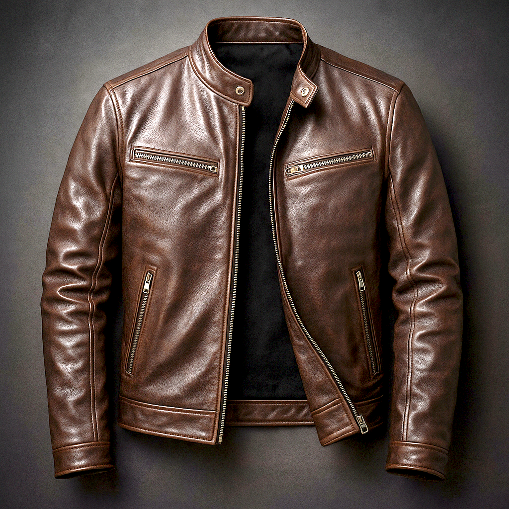 Men's Vintage Genuine Leather Jacket