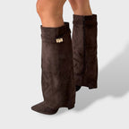 Women's Classic Suede Knee-High Boots