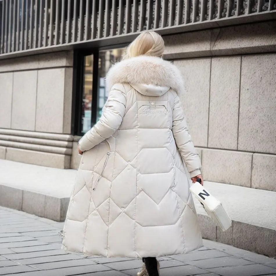 Charlotte | Luxe Quilted Puffer Long Coat