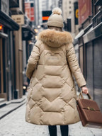 Charlotte | Luxe Quilted Puffer Long Coat