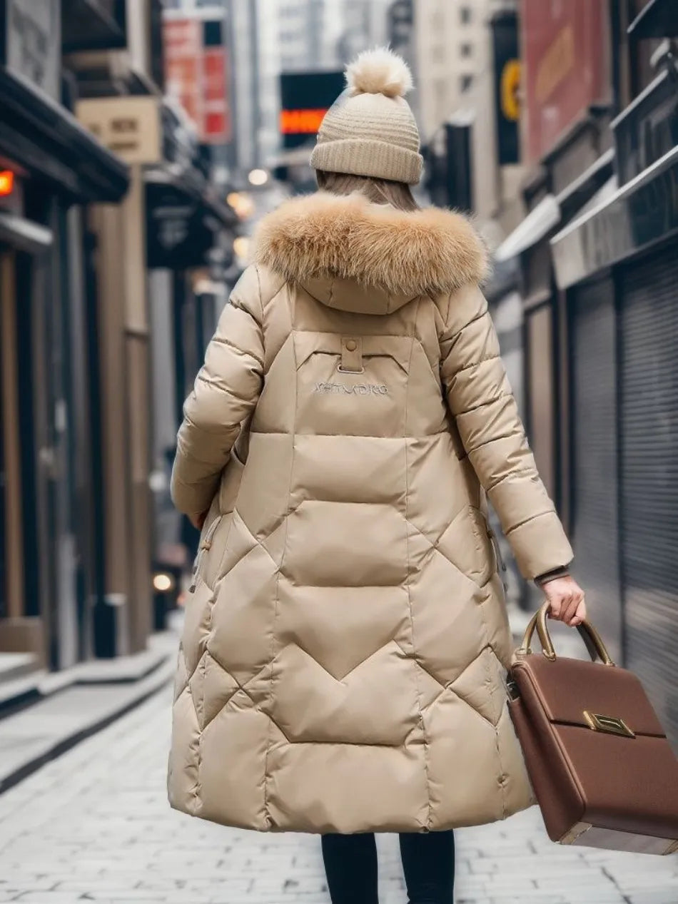 Charlotte | Luxe Quilted Puffer Long Coat