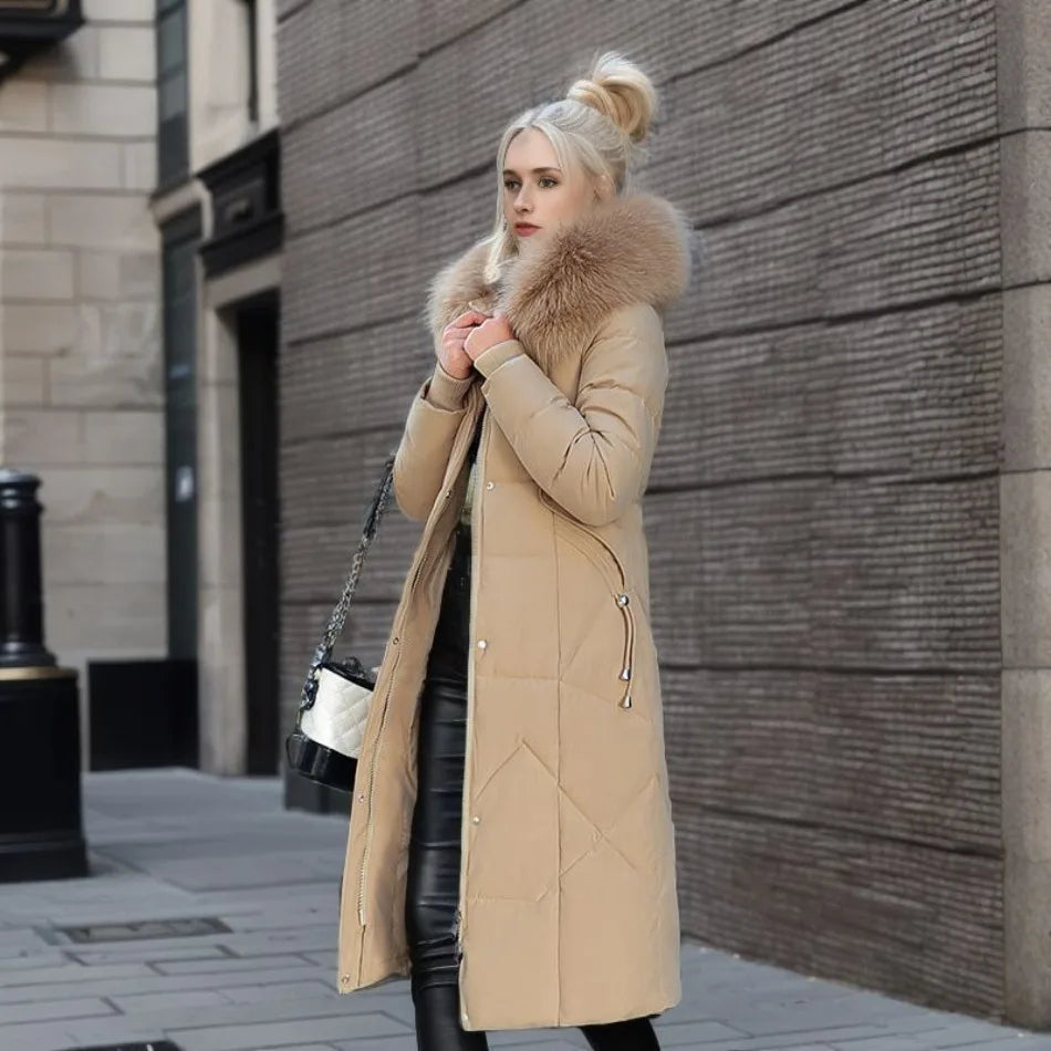 Charlotte | Luxe Quilted Puffer Long Coat