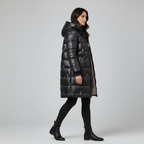 Gulia Long Puffer Jacket With Hood