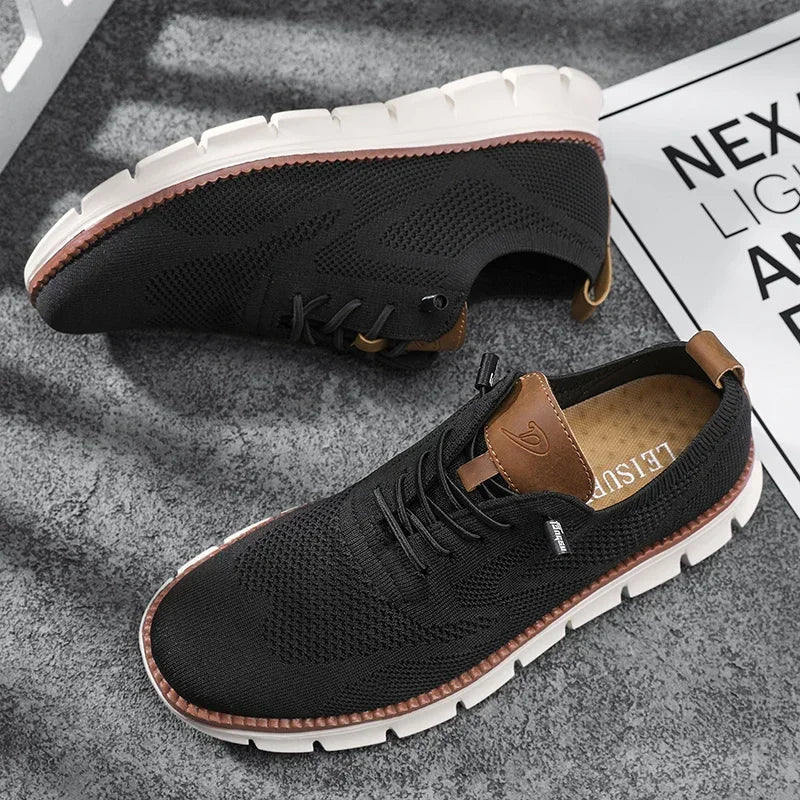 Men's Breathable Italian Leather Shoes
