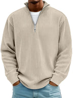 Men's Relaxed Fit Half Zip Jumper