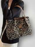 Grace | Leopard Print Tote Bag