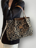 Olivia | Leopard Print Tote Bag
