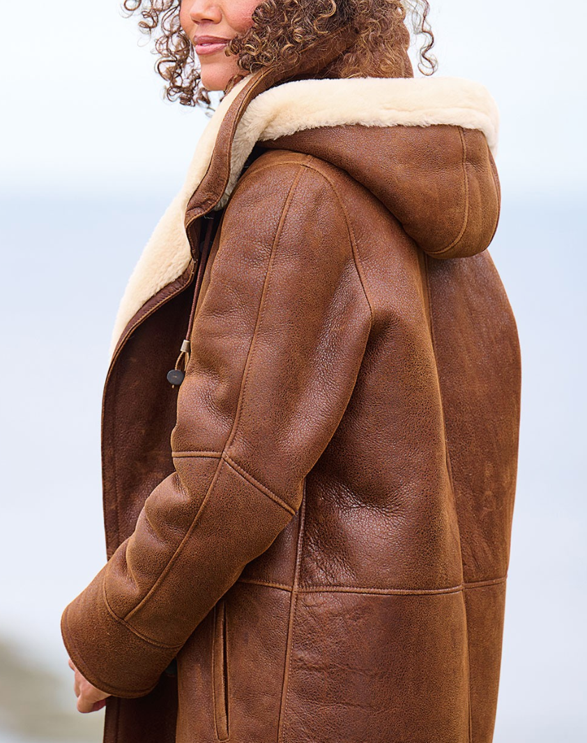Ava | Hooded Relaxed Fit Winter Coat