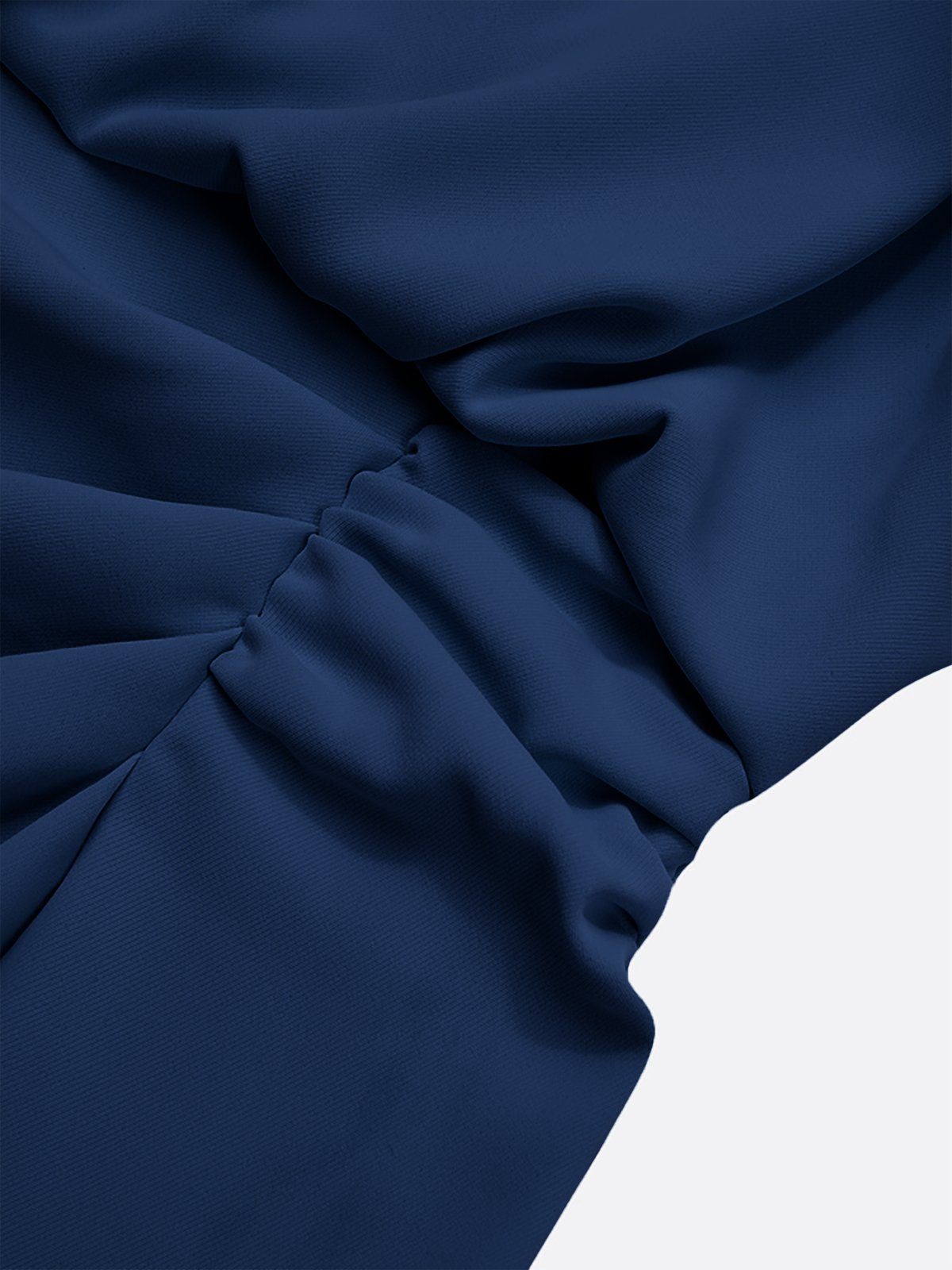 Valentina | Midi dress with side draping for sophisticated charm