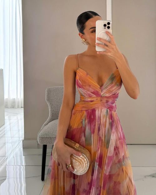 Giselle – Charming maxi dress with a floral print