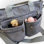 Women's Corduroy Shoulder Tote Bag