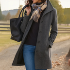 Sophia | Classic Button Front Winter Coat