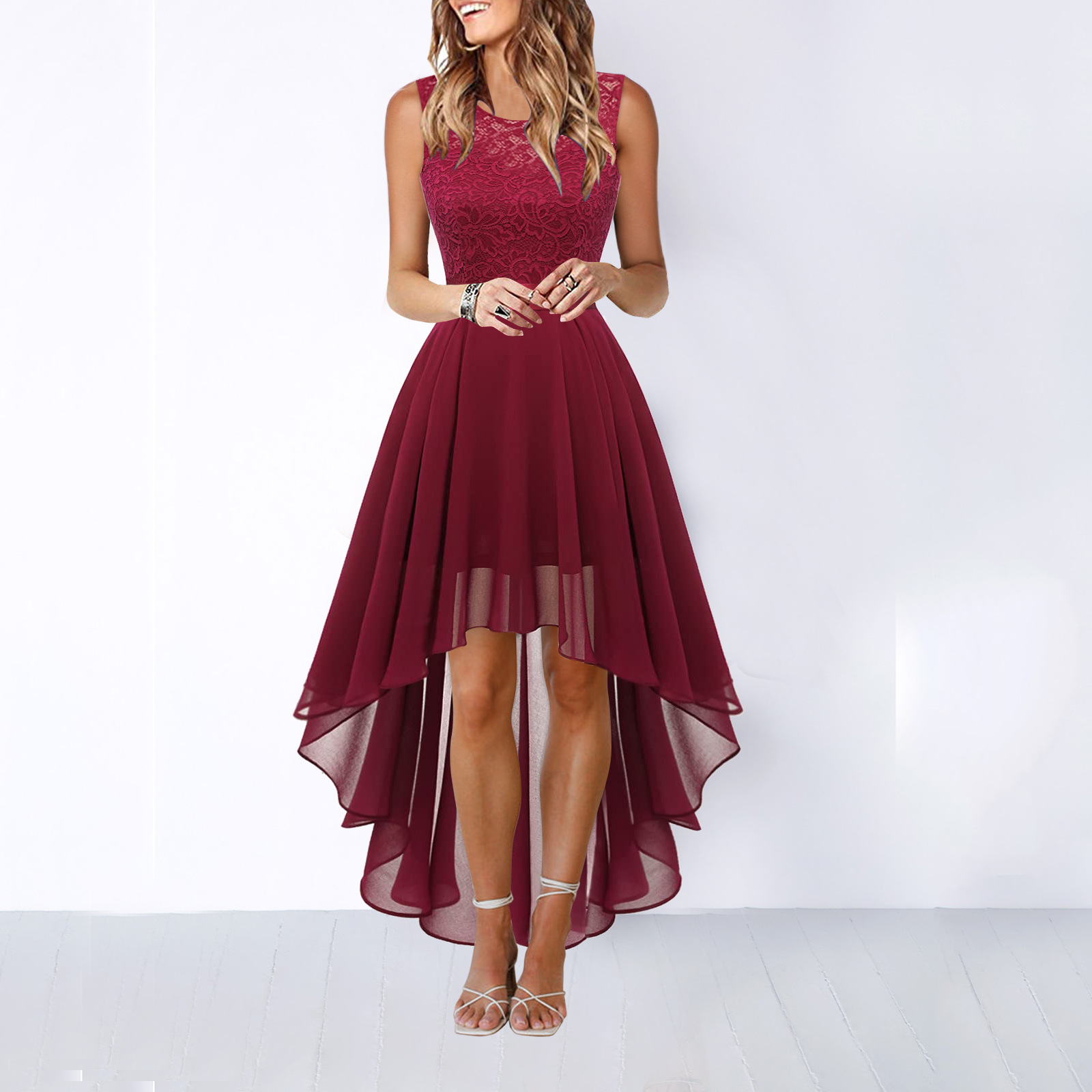 Alexis High-Low Hem Dress – Wedding Guest, A-Line