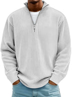 Men's Relaxed Fit Half Zip Jumper