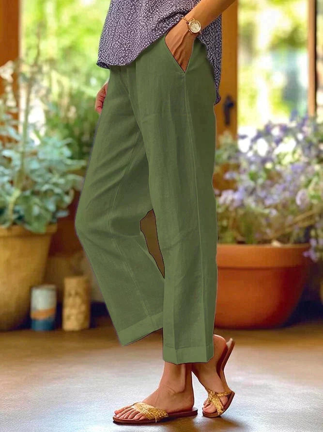 Olivia | Breezy Wide-Leg Linen Pants