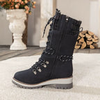 Isla | Lace-Up Thermal Snow Boots