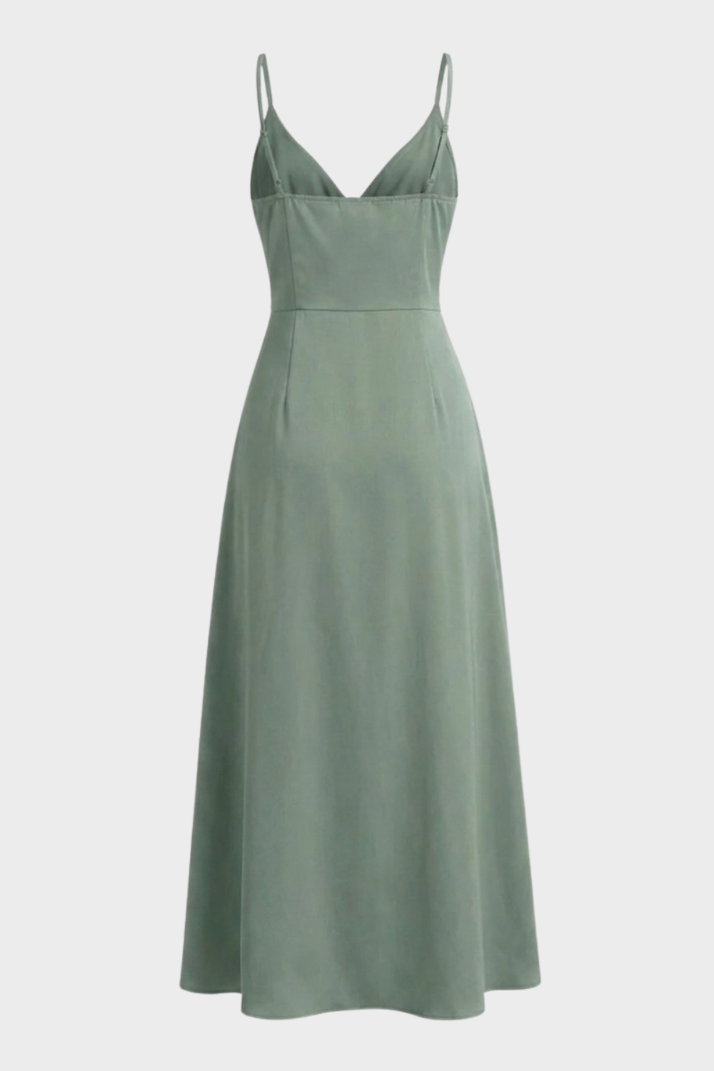 Women's Wrap V-Neck Midi Dress