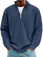 Men's Relaxed Fit Half Zip Jumper