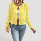 Women's Lightweight Open Knit Cardigan