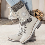Isla | Lace-Up Thermal Snow Boots