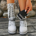 Isla | Lace-Up Thermal Snow Boots