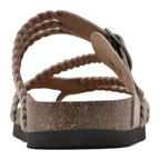 Women's Braided Cork Footbed Sandals