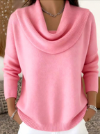 Women's Cowl Neck Merino Wool Jumper