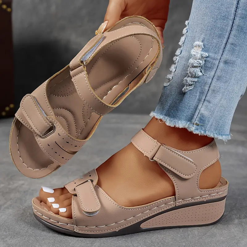 Women's Leather Orthopedic Sandals – Arch Support